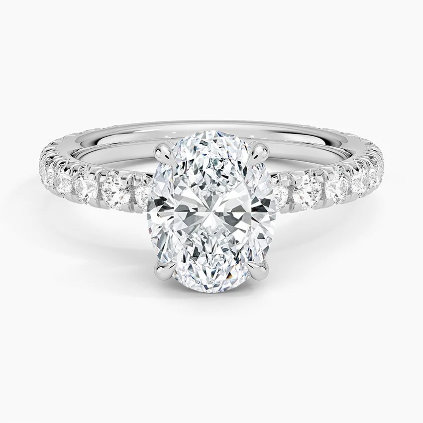 Olympia Three-Quarter Coverage Diamond Ring