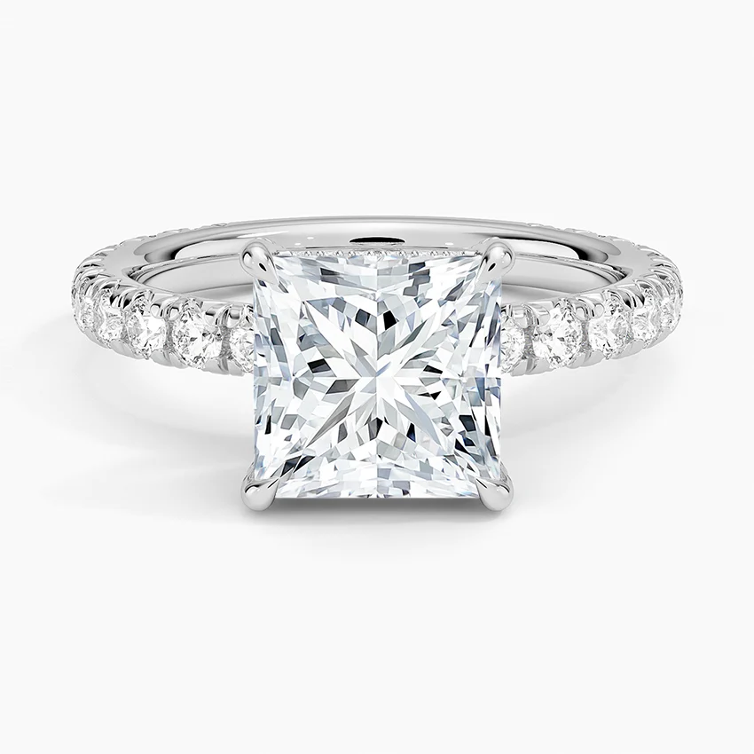 Olympia Three-Quarter Coverage Diamond Ring