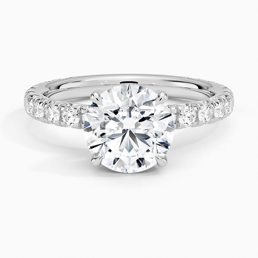 Olympia Three-Quarter Coverage Diamond Ring