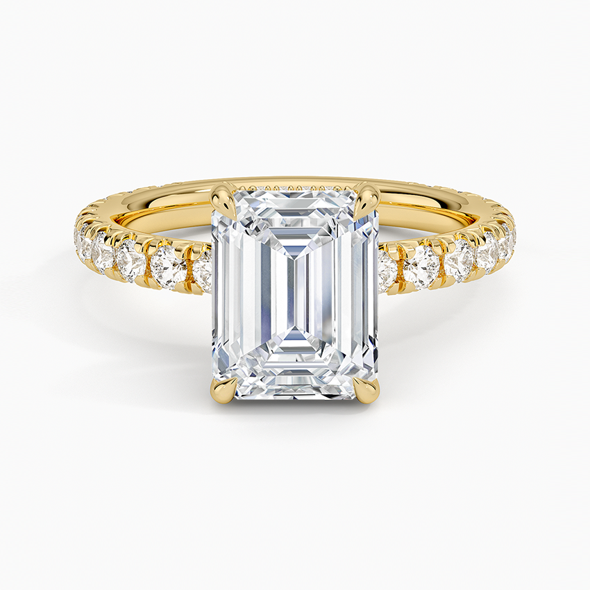 Olympia Three-Quarter Coverage Diamond Ring
