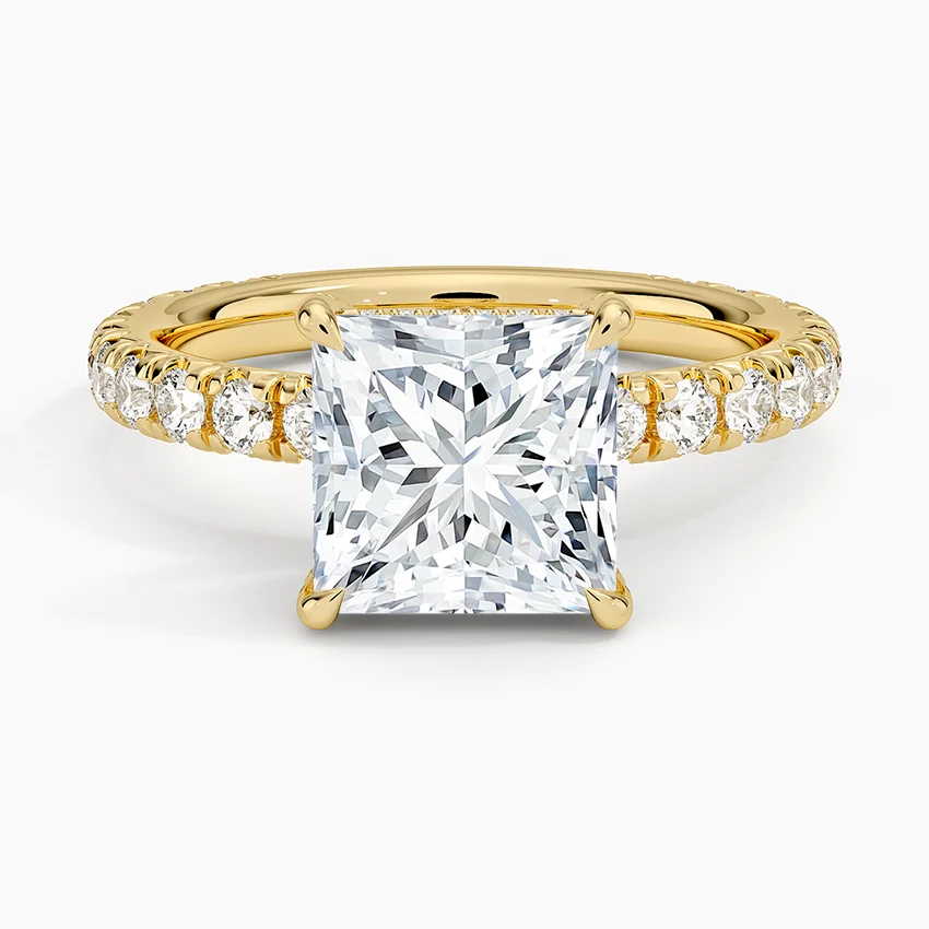 Olympia Three-Quarter Coverage Diamond Ring