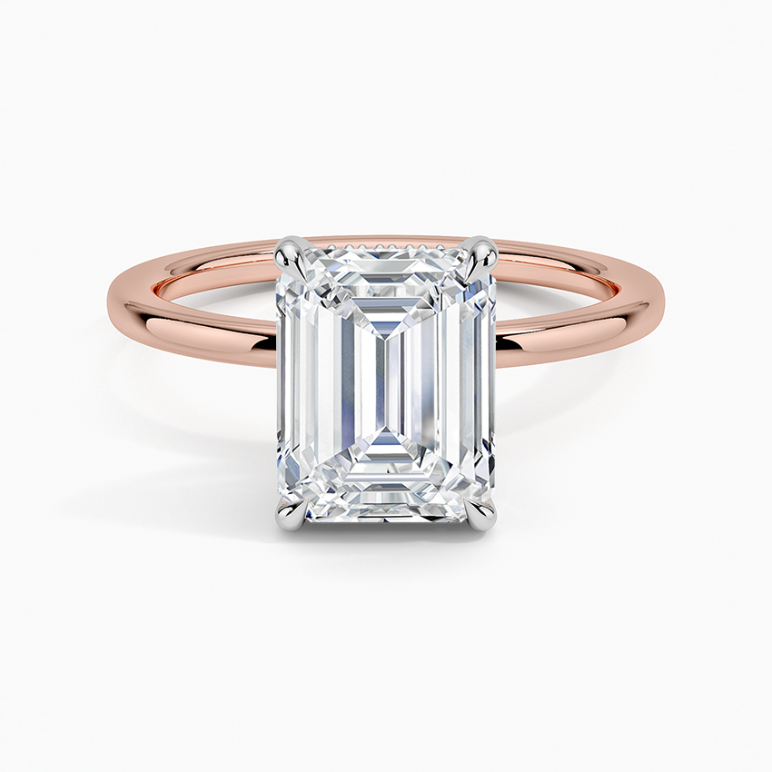 Adorned Mixed Metal Diamond Ring