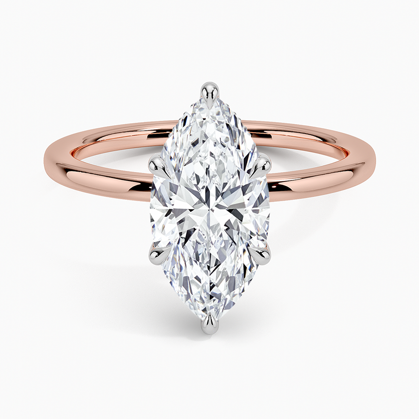 Adorned Mixed Metal Diamond Ring