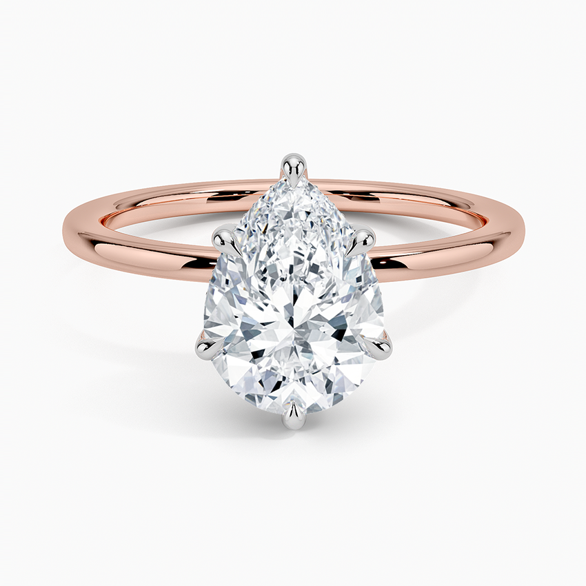 Adorned Mixed Metal Diamond Ring