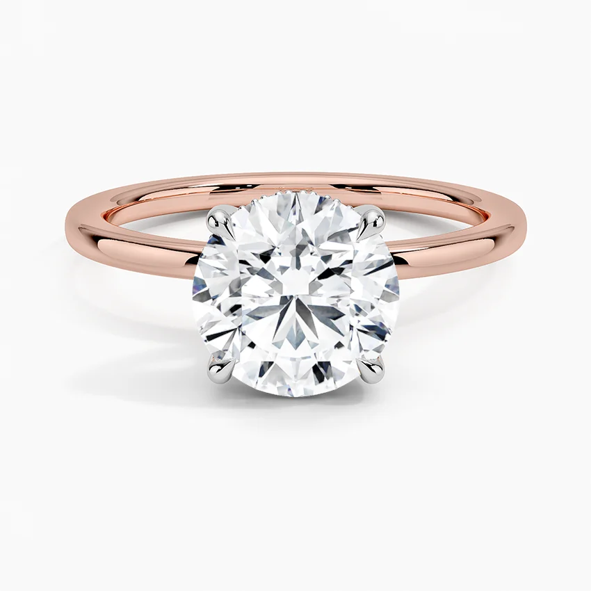 Adorned Mixed Metal Diamond Ring