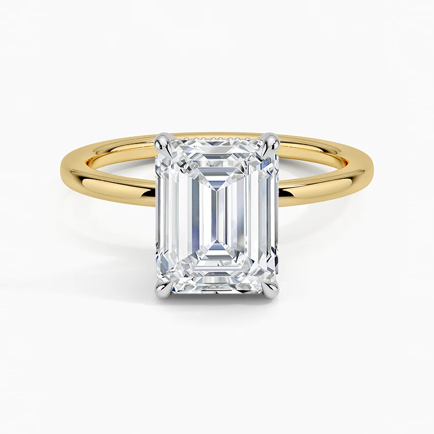 Adorned Mixed Metal Diamond Ring