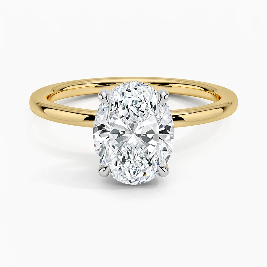 Adorned Mixed Metal Diamond Ring