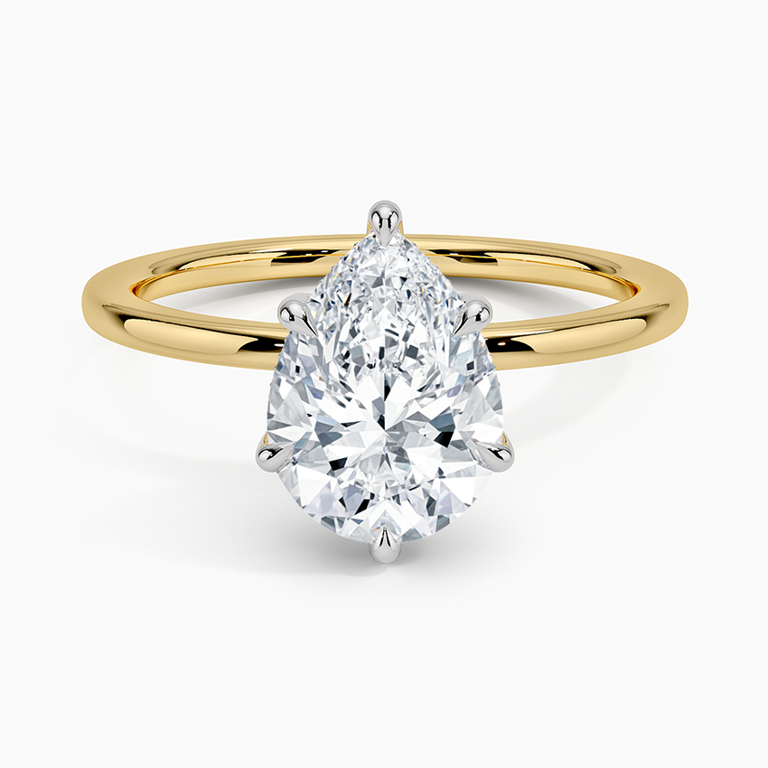 Adorned Mixed Metal Diamond Ring