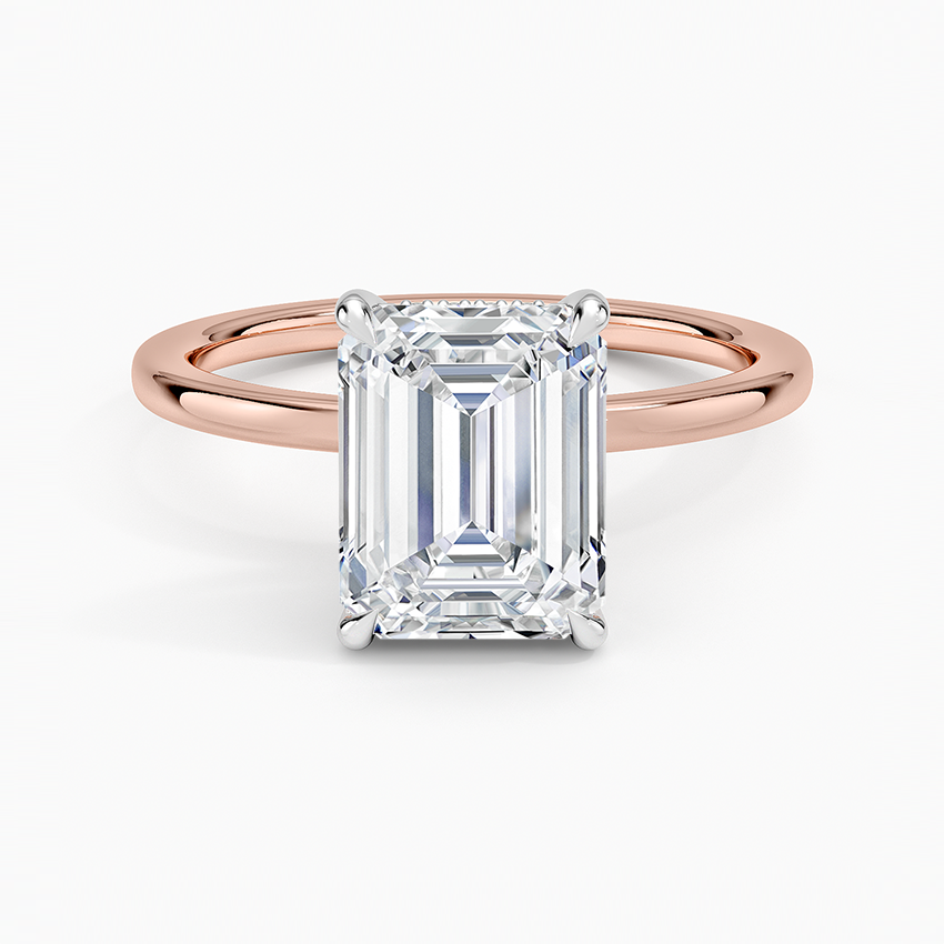 Platinum Adorned Mixed Metal Diamond Ring