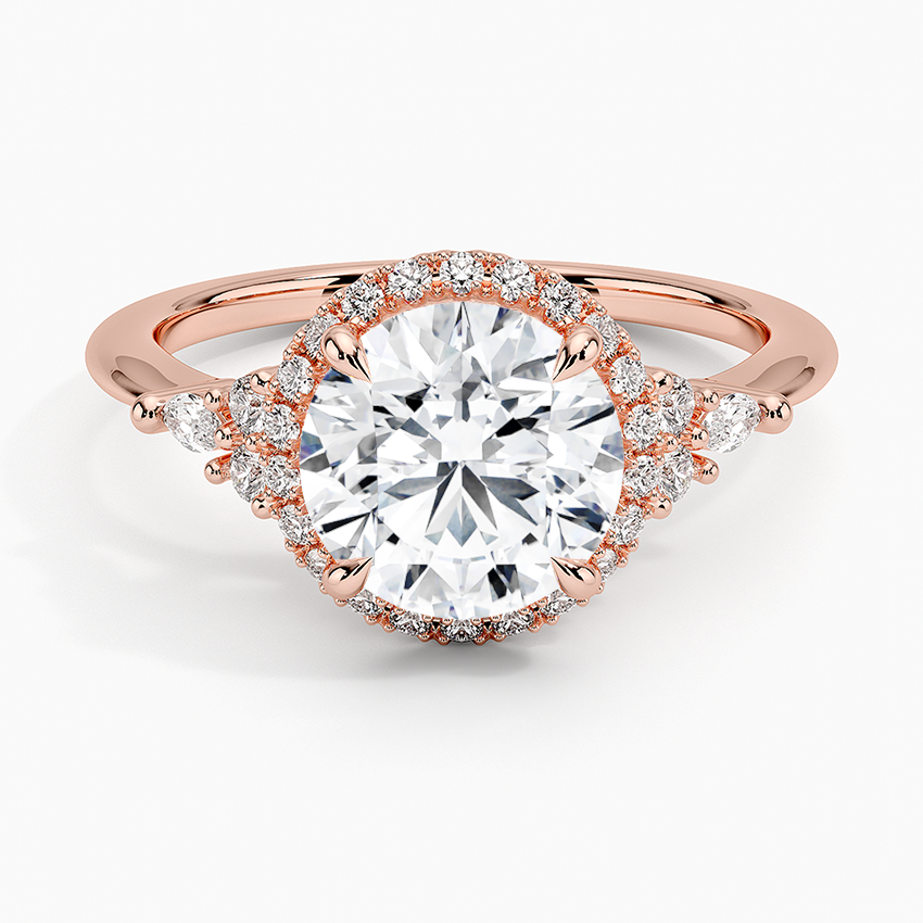 Nadia Halo Diamond Ring (1/4 ct. tw.)