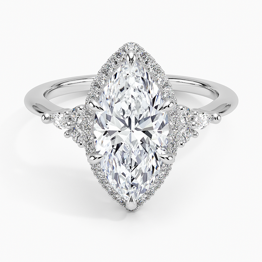 Nadia Halo Diamond Ring (1/4 ct. tw.)