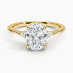Aria Three Stone Diamond Ring