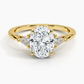 Trillion Cut Three Stone Diamond Ring