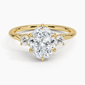 Delilah Three Stone Diamond Ring