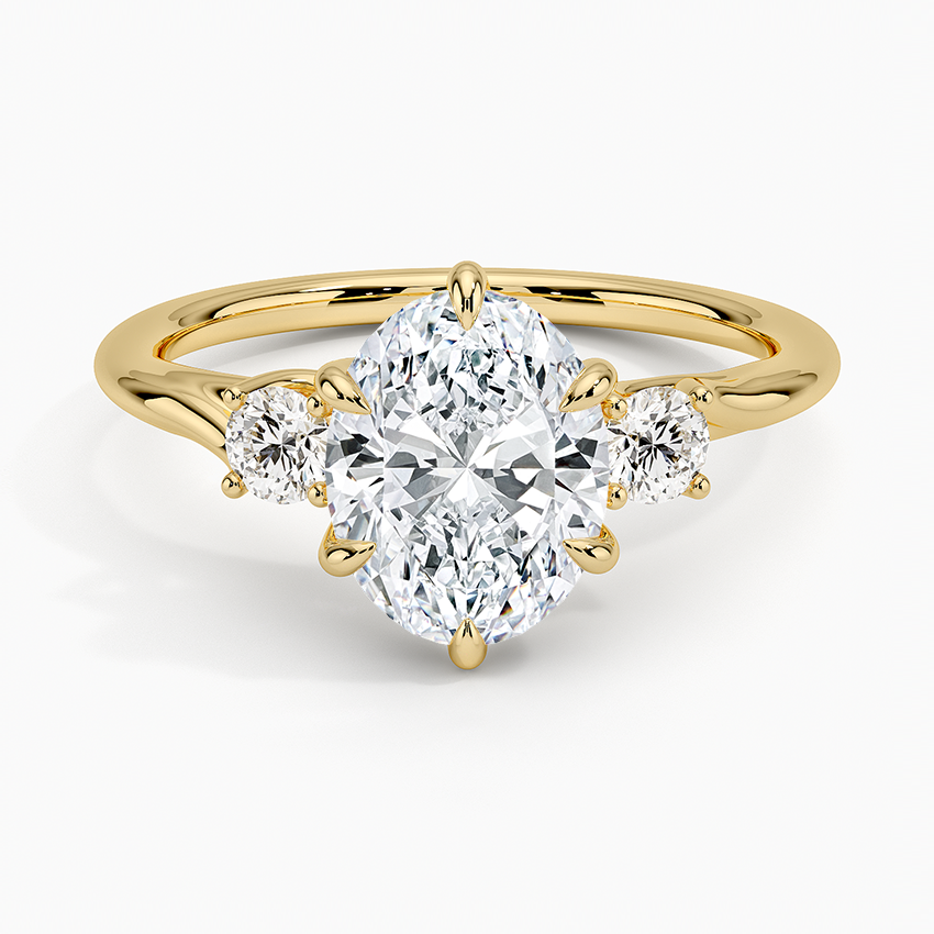 Delilah Three Stone Diamond Ring