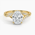Chamise Hidden Halo Diamond Ring