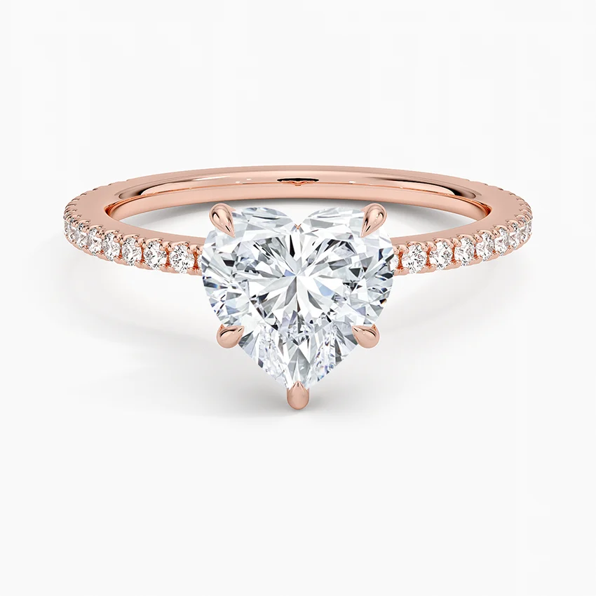 Demi Three-Quarter Coverage Diamond Ring