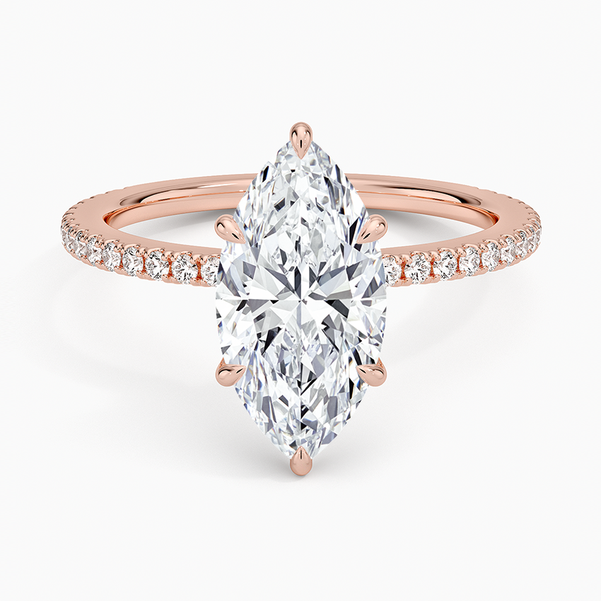 Demi Three-Quarter Coverage Diamond Ring