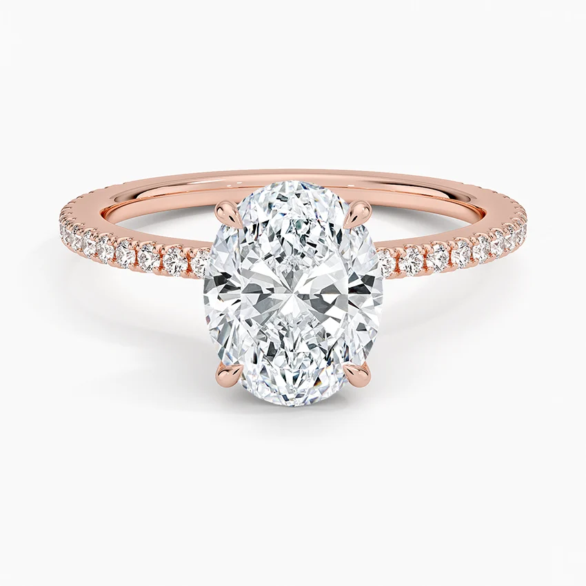 Demi Three-Quarter Coverage Diamond Ring