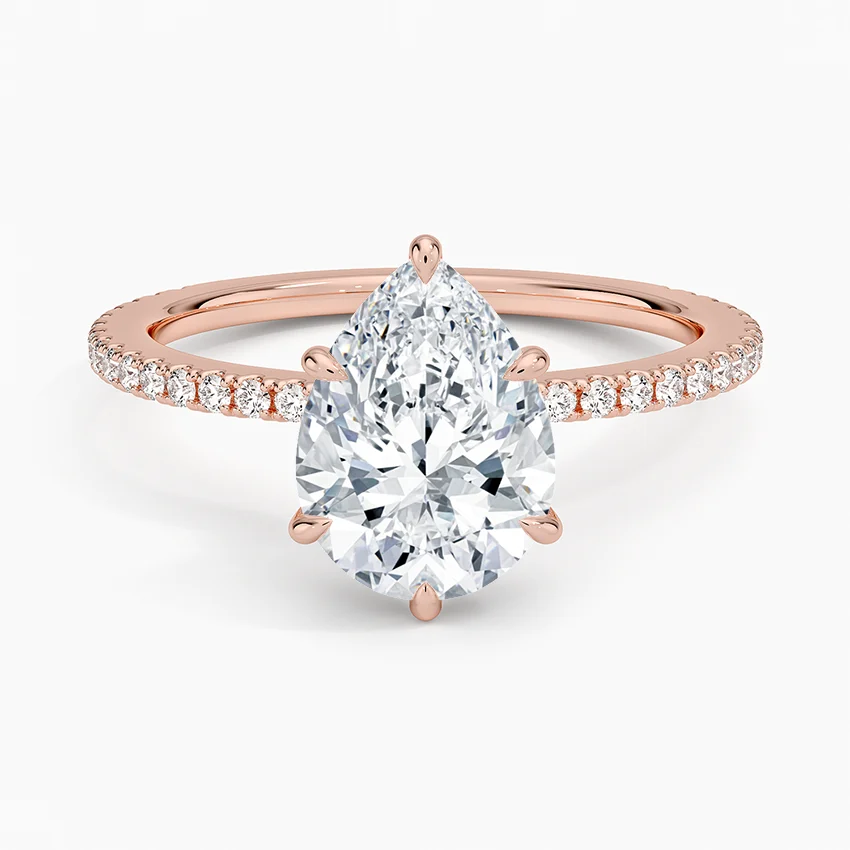 Demi Three-Quarter Coverage Diamond Ring