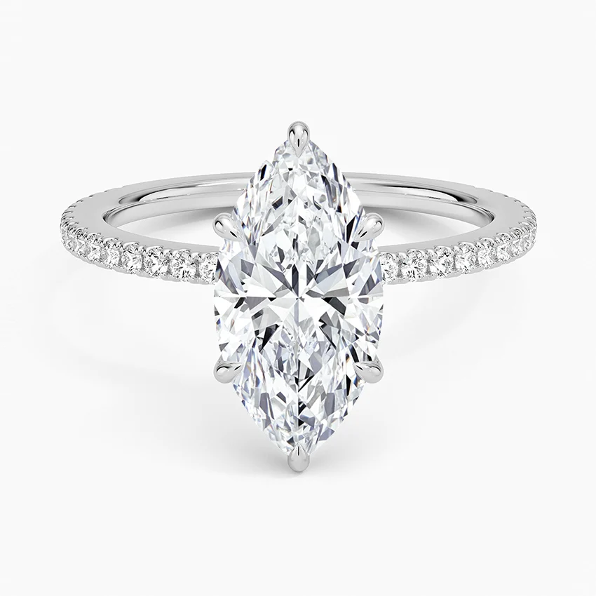 Demi Three-Quarter Coverage Diamond Ring