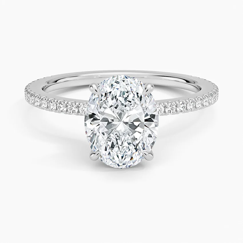 Demi Three-Quarter Coverage Diamond Ring