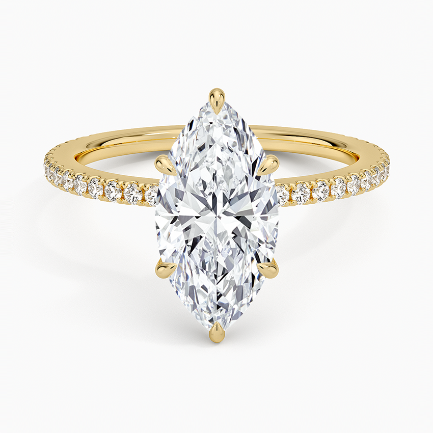 Demi Three-Quarter Coverage Diamond Ring