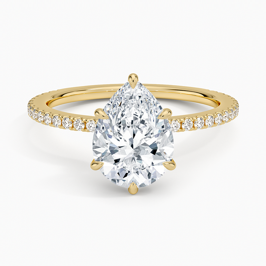 Demi Three-Quarter Coverage Diamond Ring