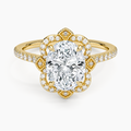 Reina Halo Diamond Ring