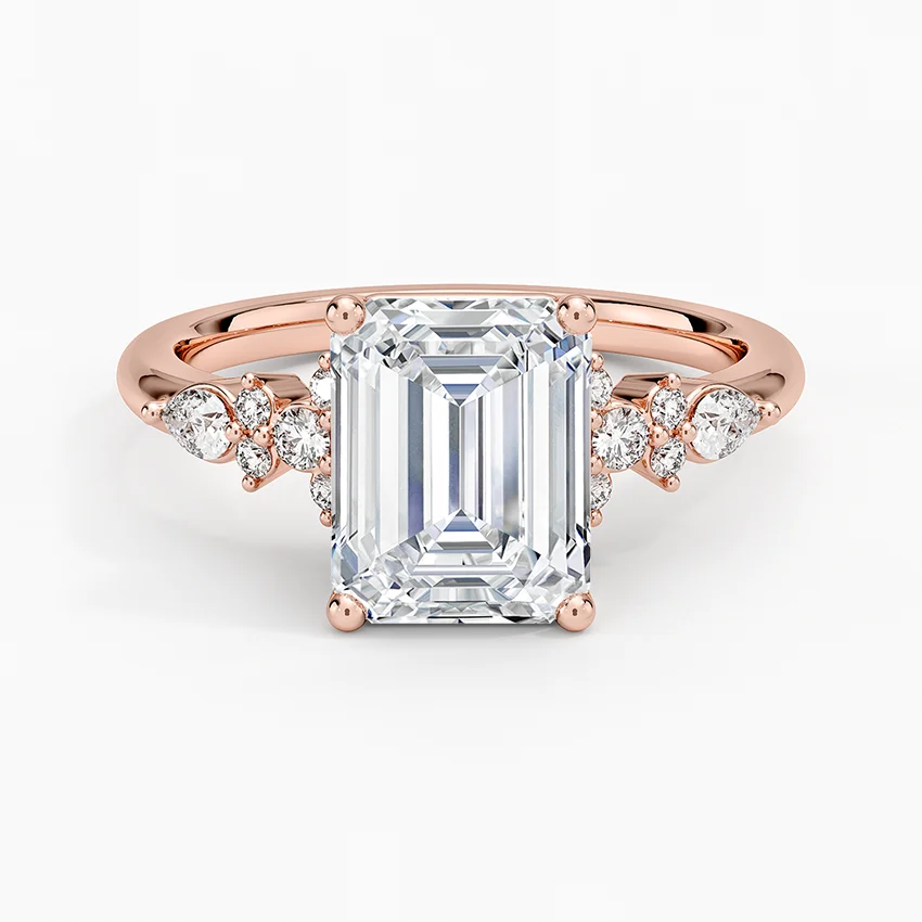 Rosette Diamond Ring
