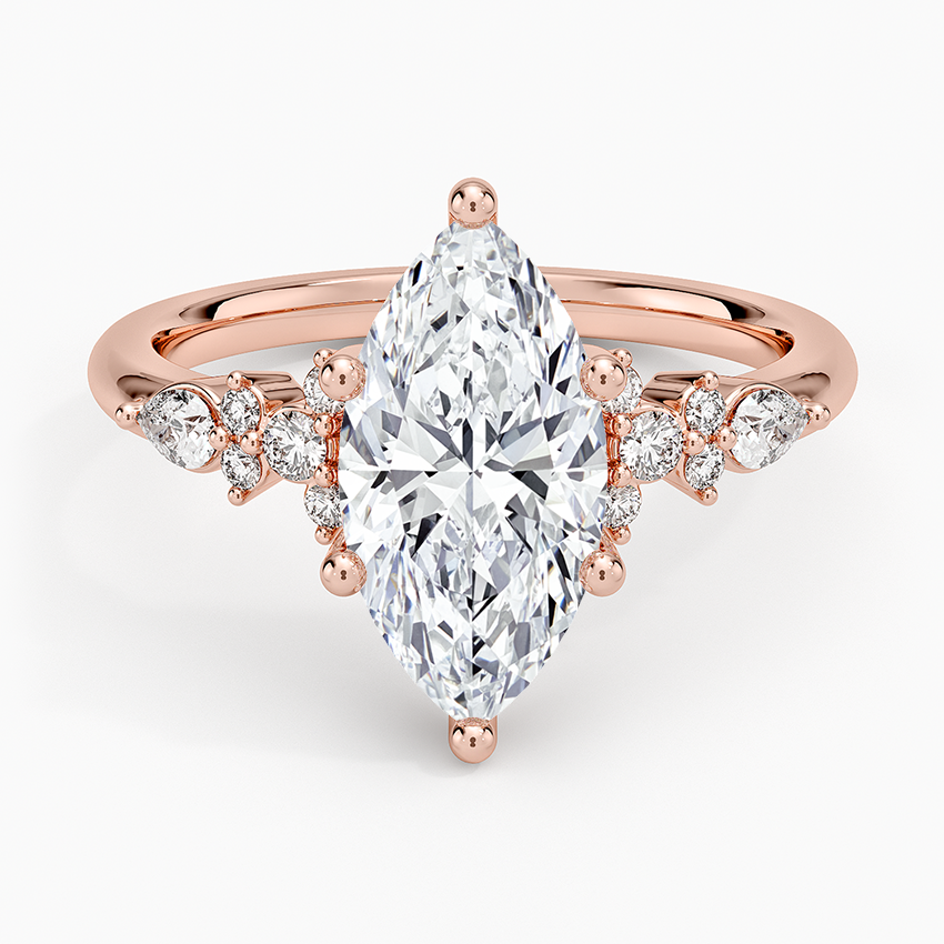 Rosette Diamond Ring