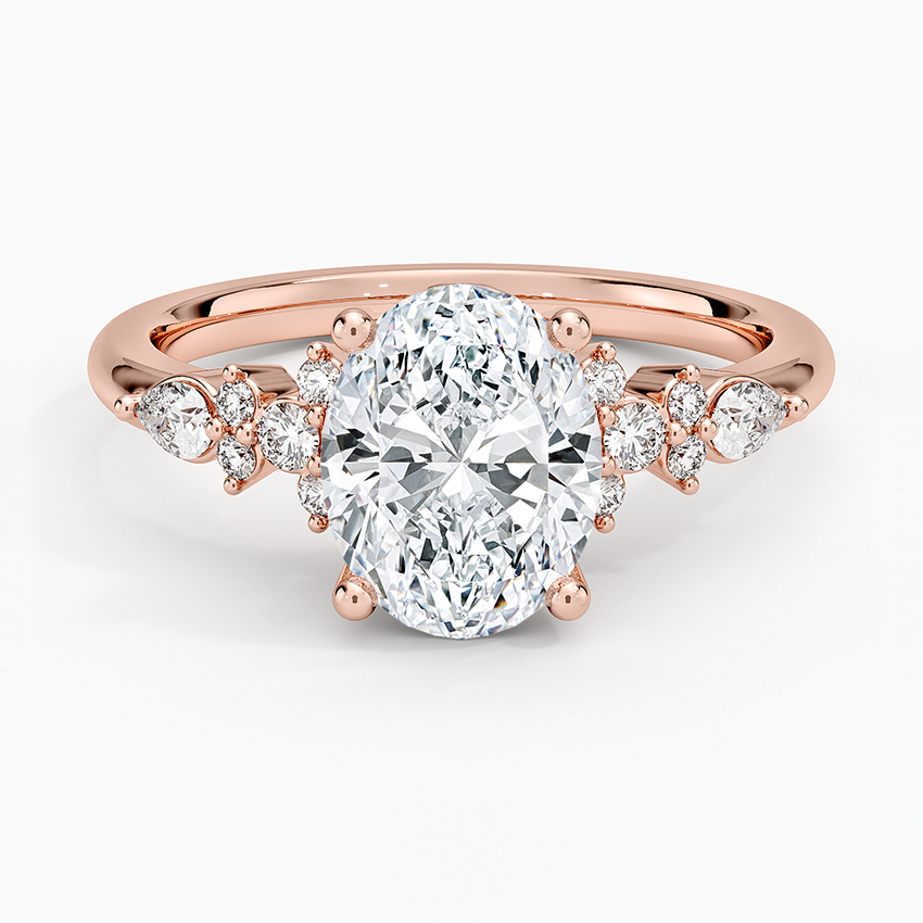 Rosette Diamond Ring