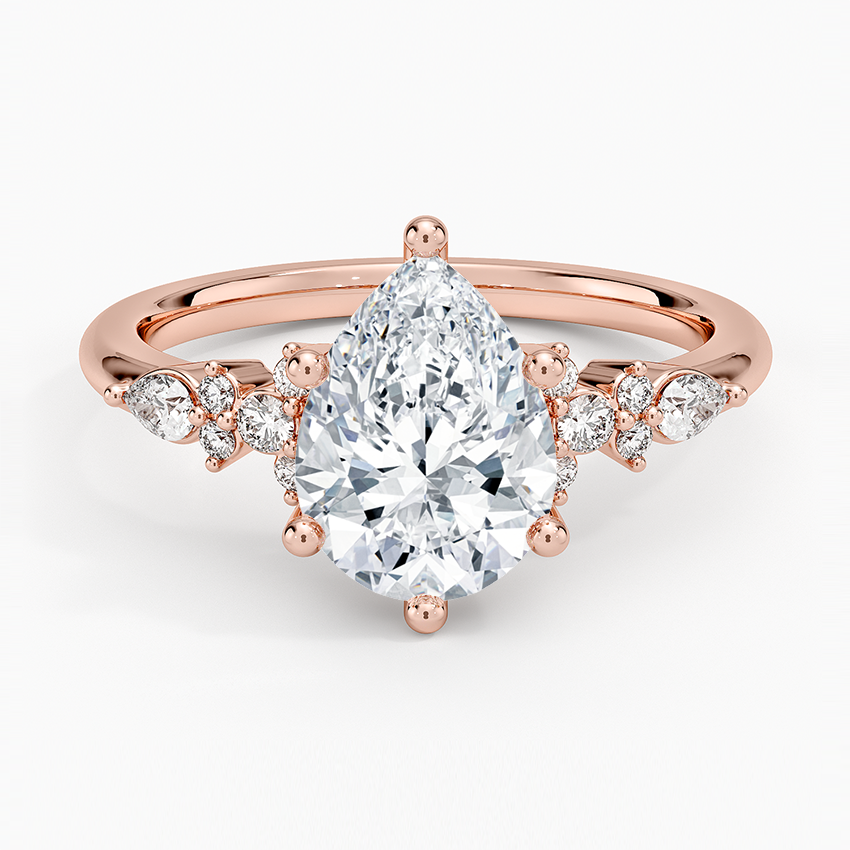 Rosette Diamond Ring