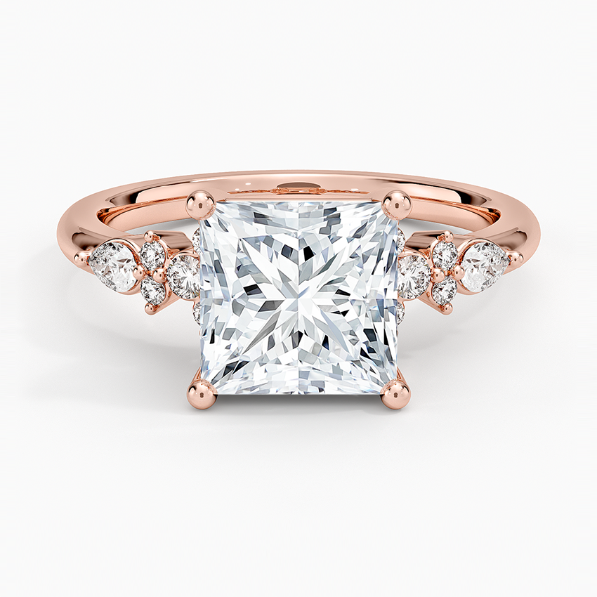 Rosette Diamond Ring