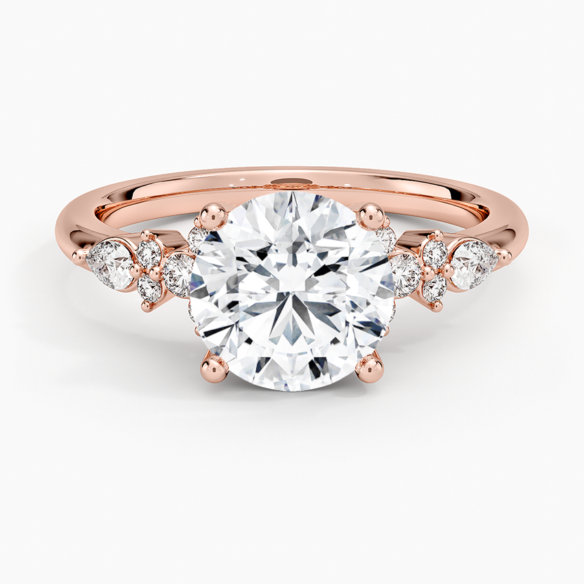 Rosette Diamond Ring