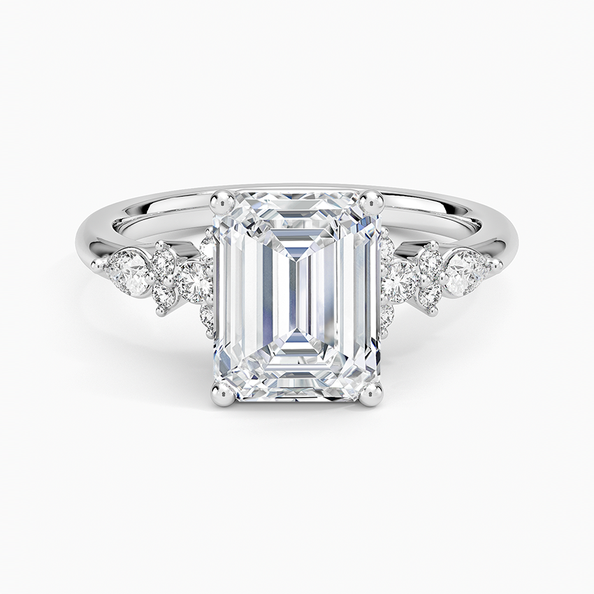 Rosette Diamond Ring