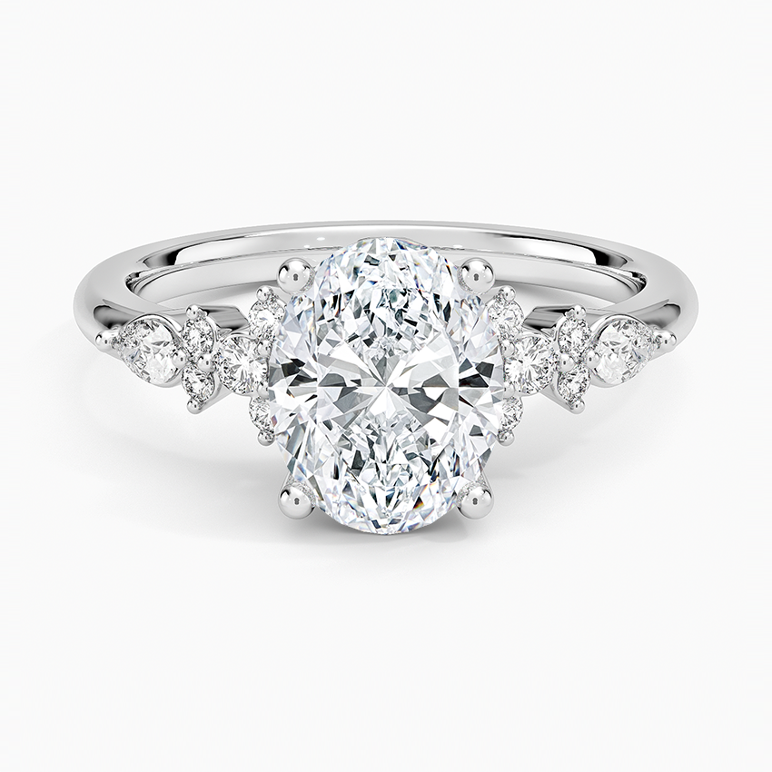 Rosette Diamond Ring