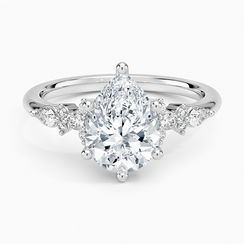 Rosette Diamond Ring