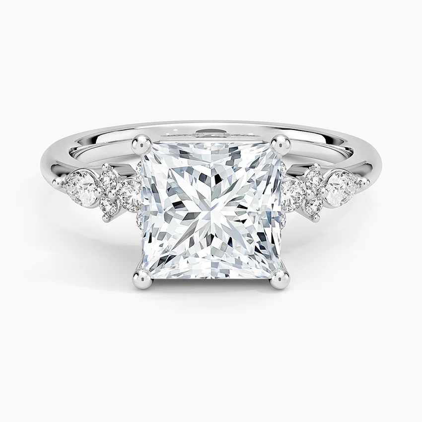 Rosette Diamond Ring