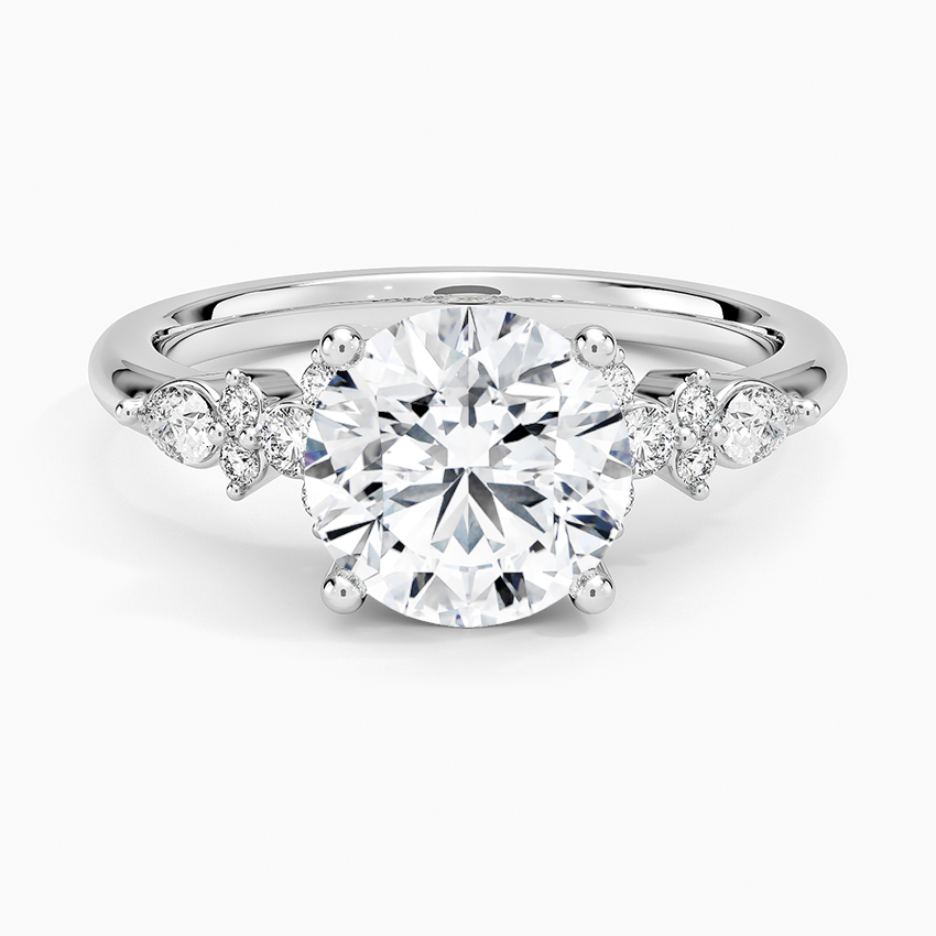 Rosette Diamond Ring