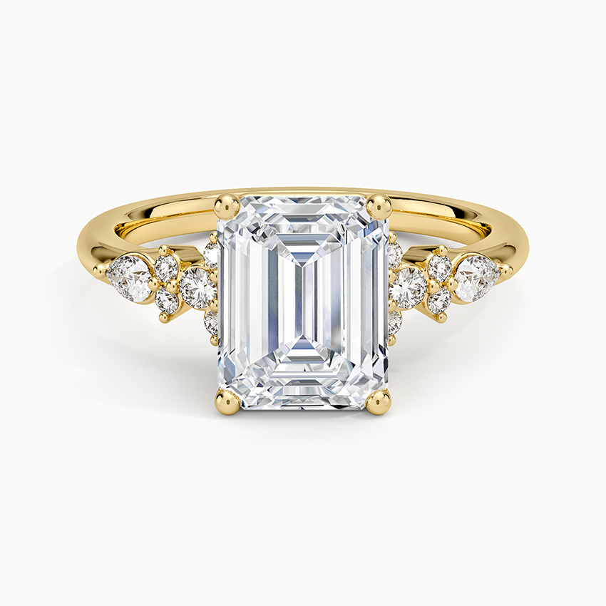 Rosette Diamond Ring