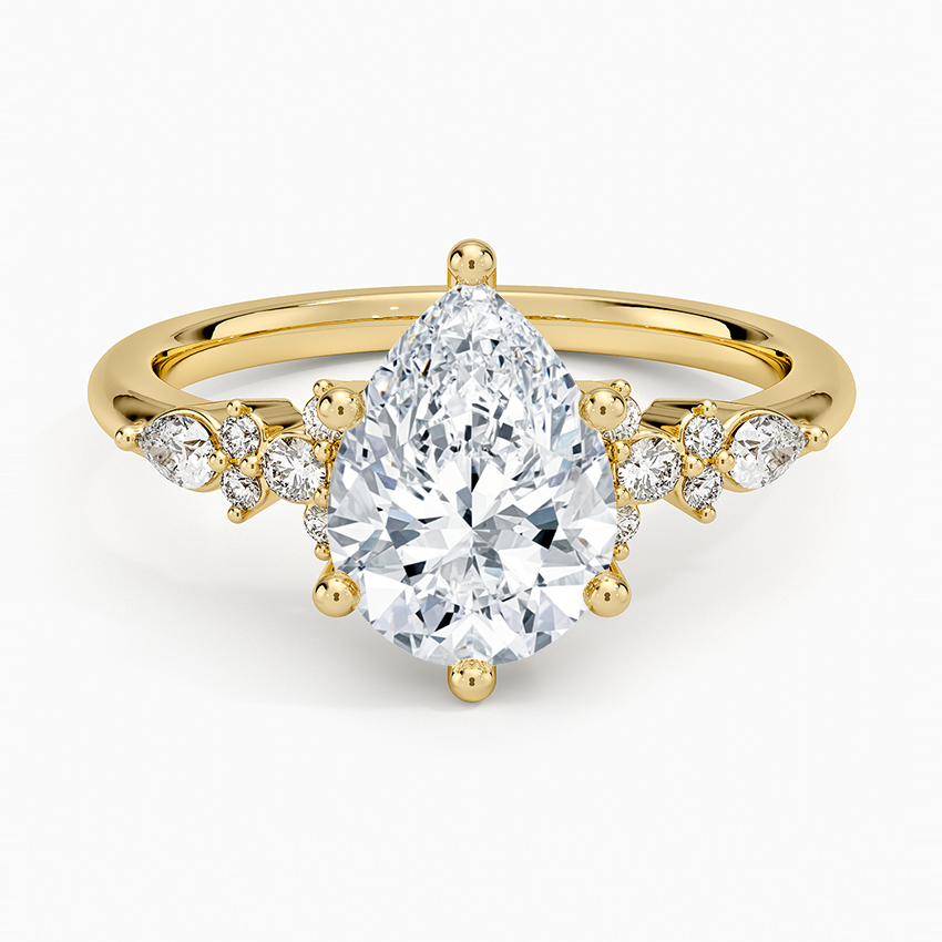 Rosette Diamond Ring