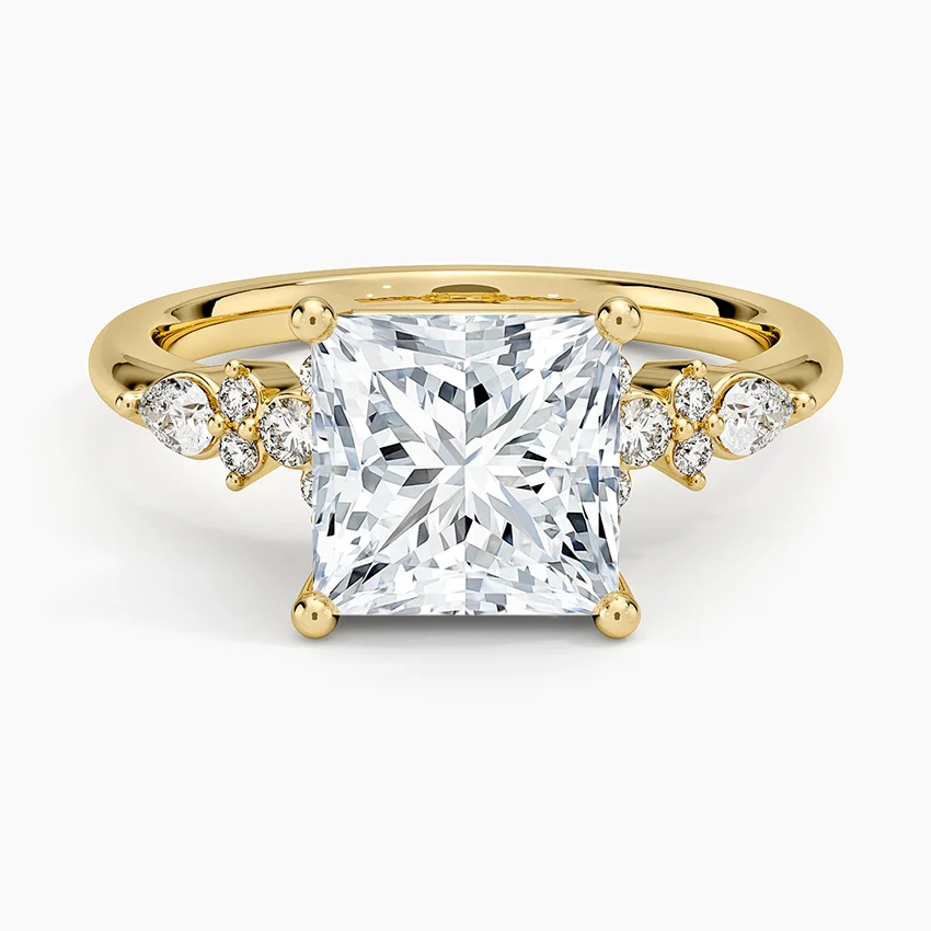 Rosette Diamond Ring