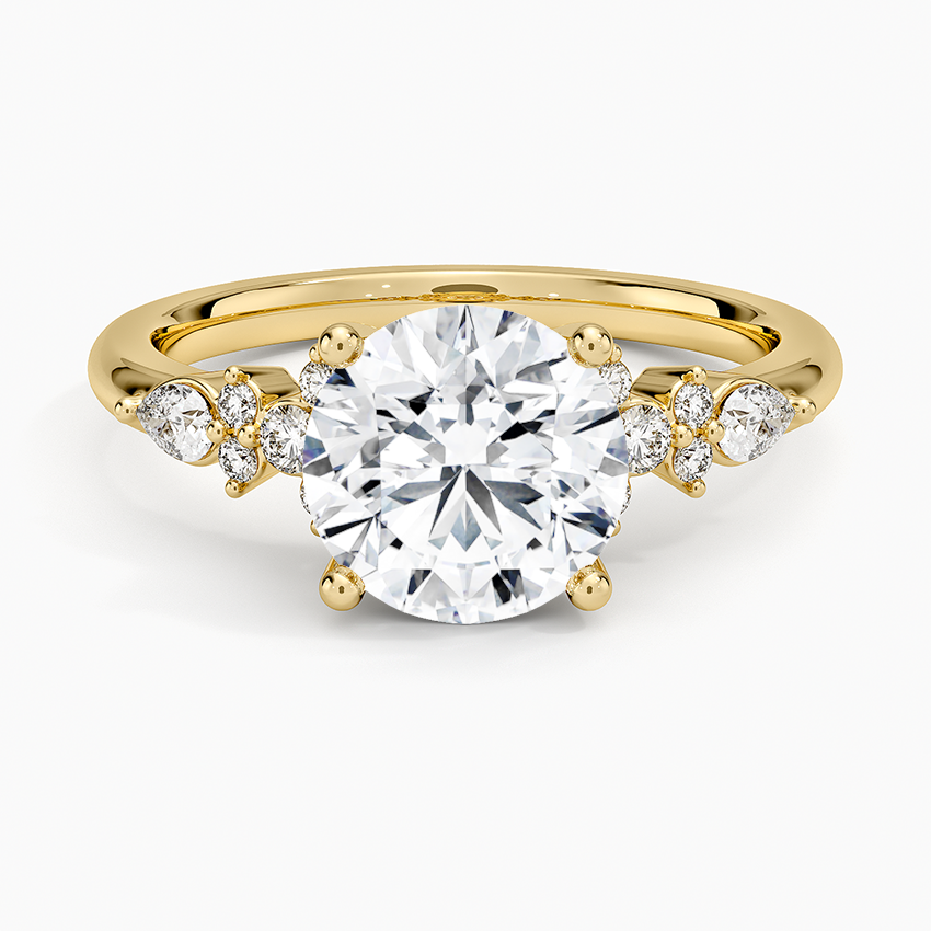 Rosette Diamond Ring