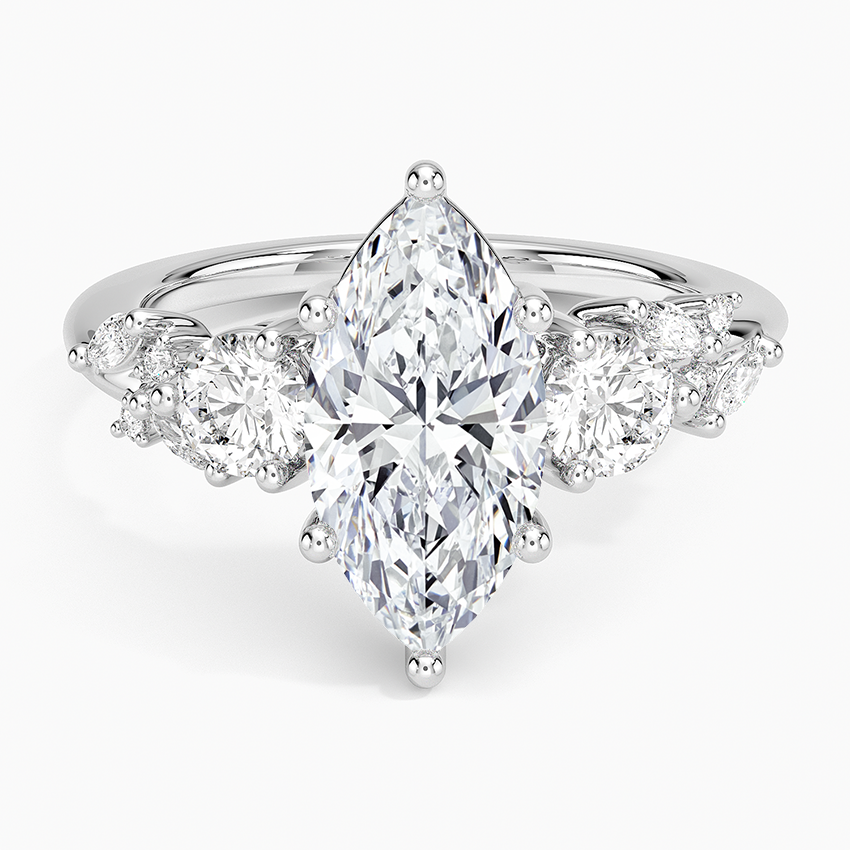 Arden Three Stone Diamond Ring