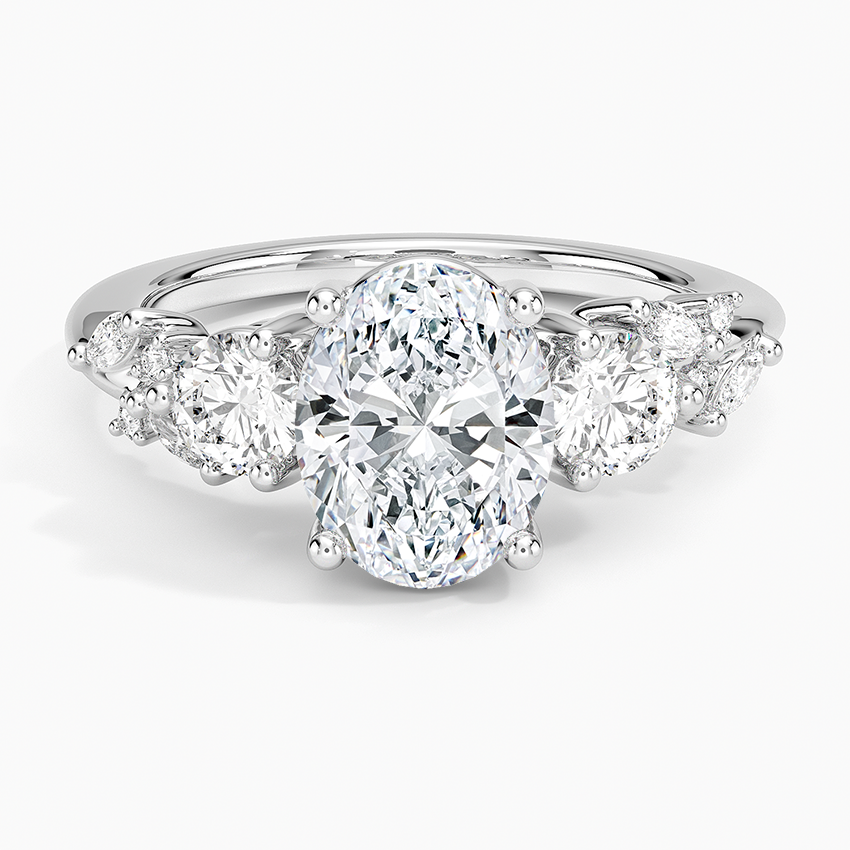Arden Three Stone Diamond Ring