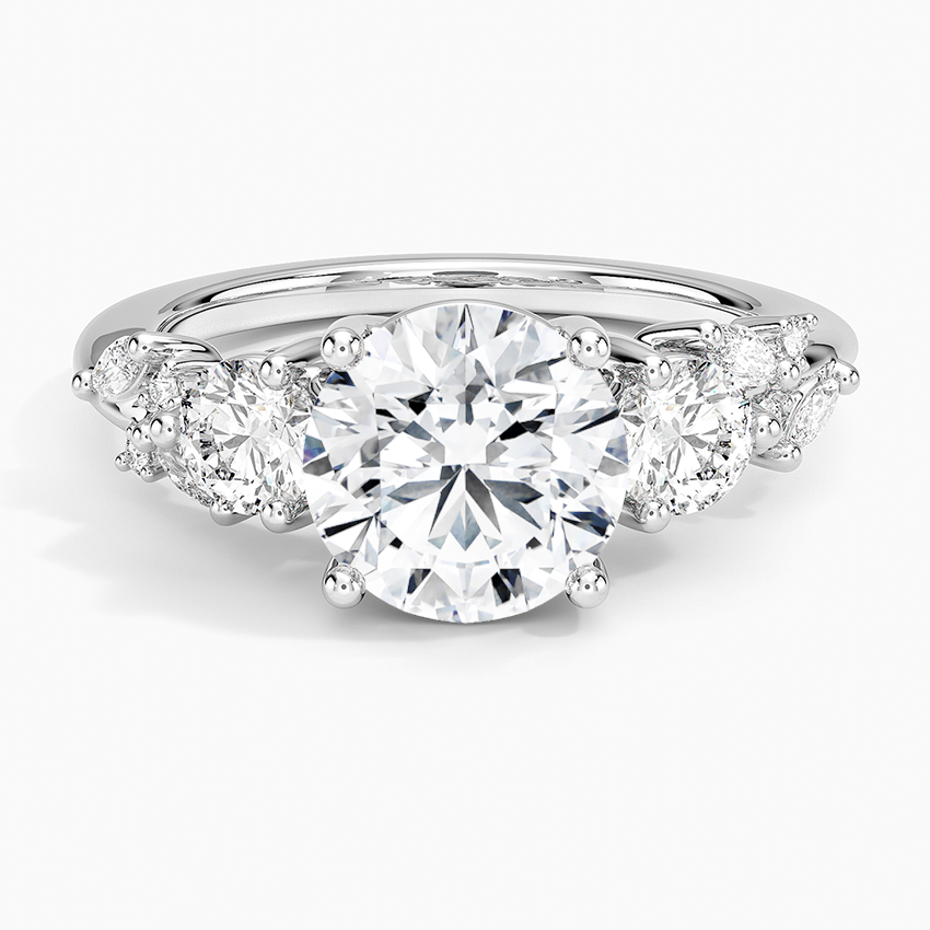 Arden Three Stone Diamond Ring