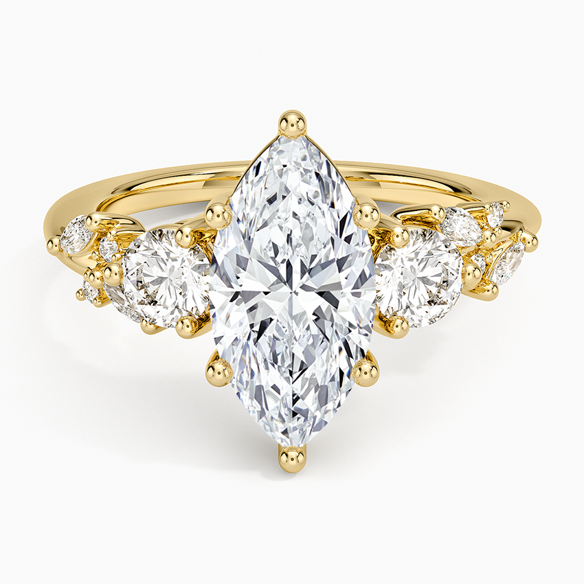 Arden Three Stone Diamond Ring