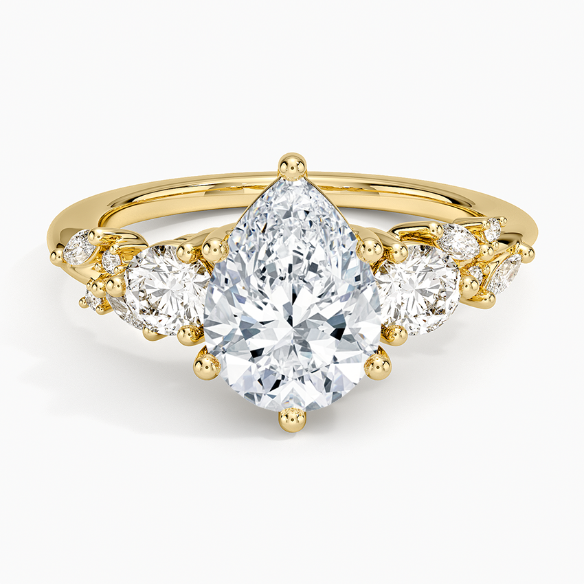 Arden Three Stone Diamond Ring