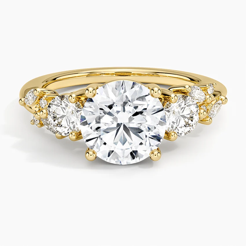 Arden Three Stone Diamond Ring